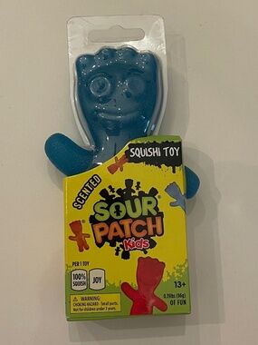 Sour Patch Kids Scented Squishi Toy BLUE